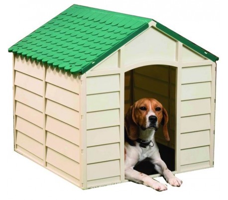 50701 Cama para perro en forma de casa talla grande 78x85x80 cm