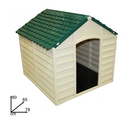 50701 Cama para perro en forma de casa talla grande 78x85x80 cm