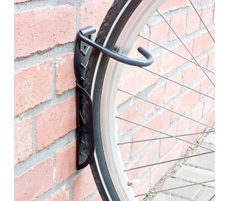 14167 Portabicicletas para pared máx 25 kg con gancho para muro (kit d