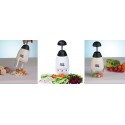 Slap chop trituradora mezclador frutas pica con cuchillas giratorias lame rotant