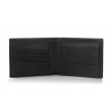S07 Cartera de cuero negro - Calvin Klein para hombres