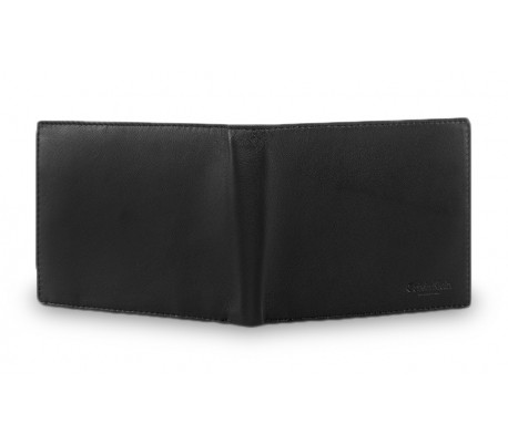 S07 Cartera de cuero negro - Calvin Klein para hombres