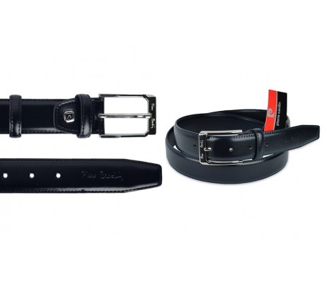 140203 Cinturón ajustable de PIEL para hombre Pierre Cardin