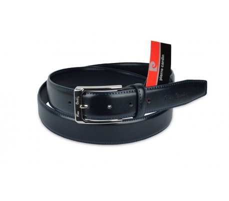 140203 Cinturón ajustable de PIEL para hombre Pierre Cardin