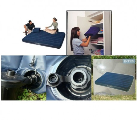 68759 Colchón inflable multiusos INTEX (152x203x22)