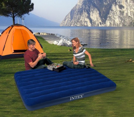 68759 Colchón inflable multiusos INTEX (152x203x22)