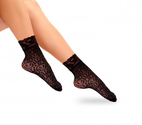 8293 Pack de 6 calcetines de encaje ELEGANT LACE (talla única)