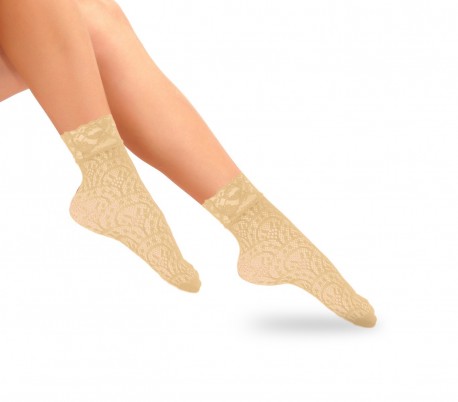 8293 Pack de 6 calcetines de encaje ELEGANT LACE (talla única)