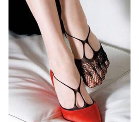 8287 Pack de 6 calcetines de encaje INVISIBLE SOCKS (talla única) 