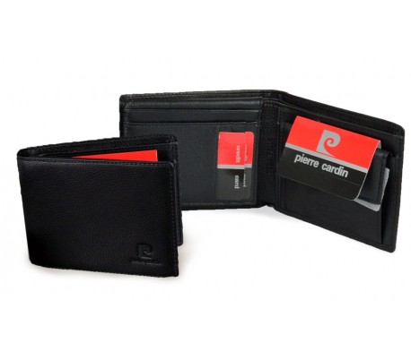 8866 Caja regalo de Pierre Cardin incluye cinturón y cartera de cuero