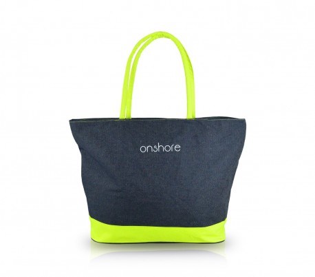 0658T Bolso de playa mod. Onshore con motivo TEJANO