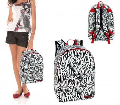 CR2612FU Mochila escolar mod. Fruit con detalle frontal (43x33x13)