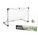 5009 Portería infantil de futbol con marco de plástico y pelota silbato incluído