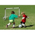 5009 Portería infantil de futbol con marco de plástico y pelota silbato incluído