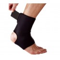 Banda de apoyo neopreno para el tobillo de doble bloqueo con velcro negro Banda de apoyo neopreno para el tobillo de doble bloqueo con velcro negro