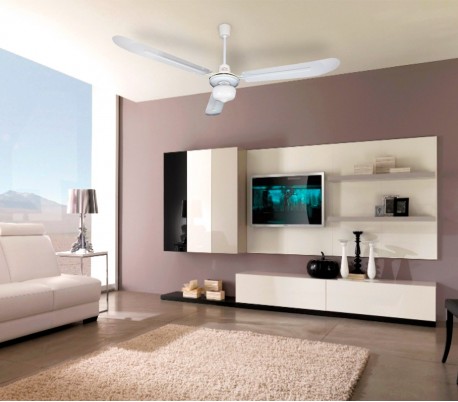 CRB1240 Ventilador vertical de pie DCG negro 5 palas diametro 50 cm