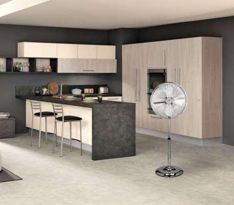 CRB1240 VECRD30L Ventilador de techo DCG 3 láminas de metal con luz de tres vel.