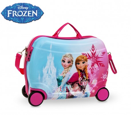  4599951 Maleta de viaje Frozen Elsa y Anna cabalgable 50x38x20 cm 