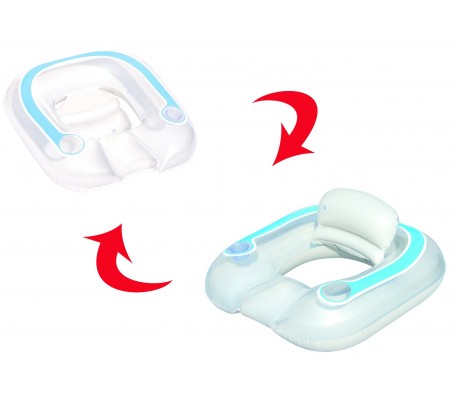 43097 Sillón hinchable BestwayAlmohada en 2 colores 102 x 94 cm