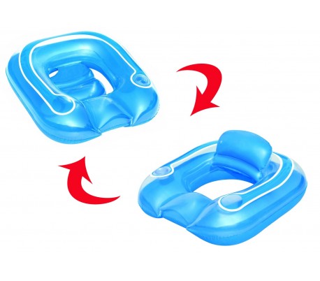 43097 Sillón hinchable BestwayAlmohada en 2 colores 102 x 94 cm