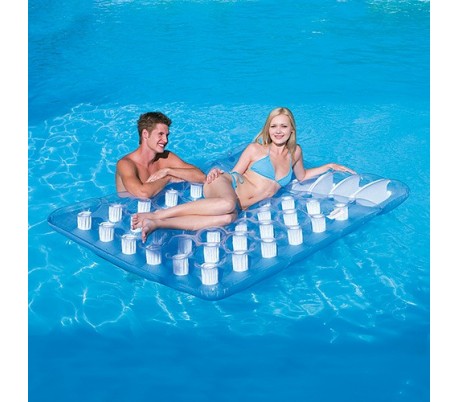 43055 Colchoneta con almohada doble BESTWAY 193 x 142 cm