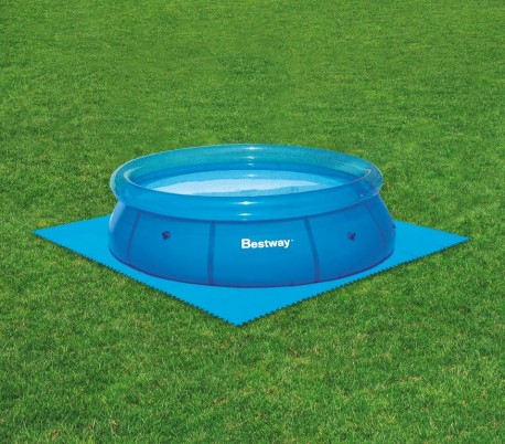 58220 Protección modular para piscinas Kit 8 piezas de 50 x 50 cm Bestway 