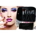 Set 7 pinceles para el maquillaje profesional  o uso personal + estuche