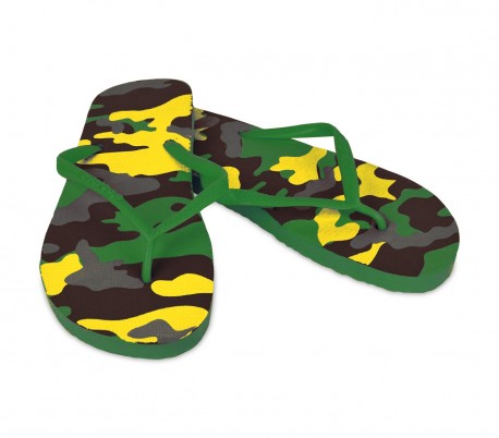 2073 Chanclas hombre fantasía militar 3 colores zapatillas de playa caucho