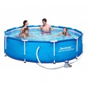 56408 Piscina de suelo estructural con motor Bestway 305 x 76 cm PVC 