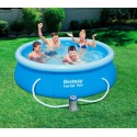 57268 Piscina redonda Bestway 244 x 66 cm PVC con motor