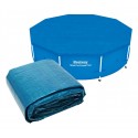 58036 Cubierta para piscina sobre tierra Bestway lámina polietileno de 305 cm