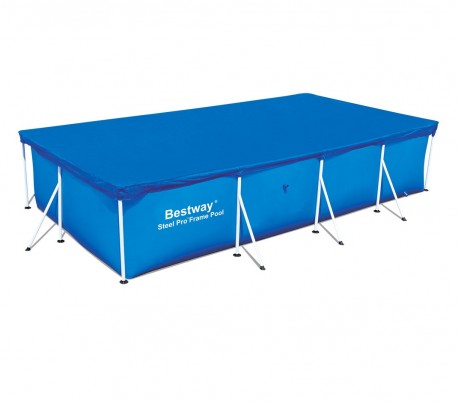 58107 Cubierta piscina rectangular de 410x226 cm Bestway en el PE 