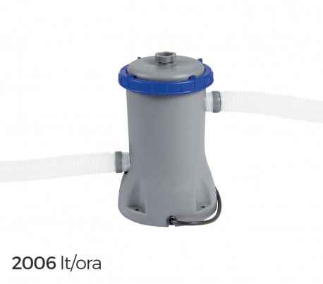 58383 Bomba con filtro para piscina Bestway 2006 lt/h 