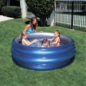 51042 Piscina inflable Bestway 3 anillos 170 x 53 cm recubrimiento reflectante 