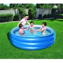 51043 Piscina inflable Bestway 3 anillos 201 x 53 cm reflectante interior