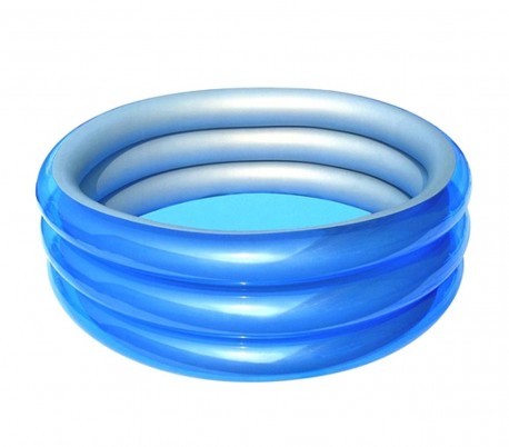 51043 Piscina inflable Bestway 3 anillos 201 x 53 cm reflectante interior