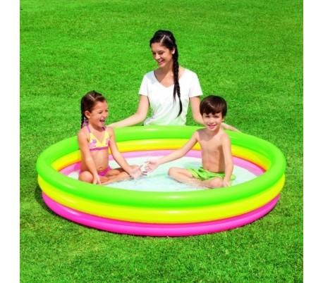 51103 Piscina inflable Bestway efecto nube 3 anillos 152 x 30 cm 