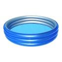 51044 Piscina inflable Bestway 3 anillos 249 x 53 cm azul metálico 