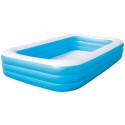54009 Piscina rectangular inflable Bestway familia 3 anillos 305 x 183 x 56 cm