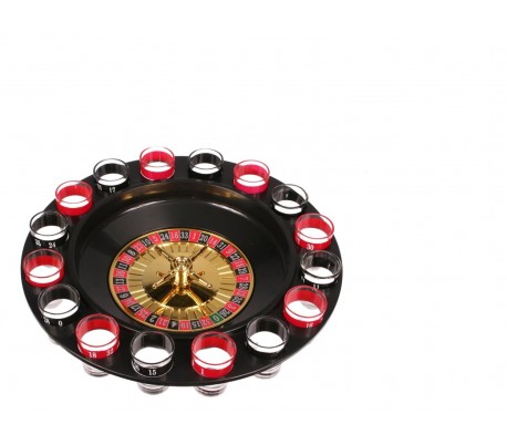 793988 Ruleta con cristalería alcohólica incluyendo juego de beber 