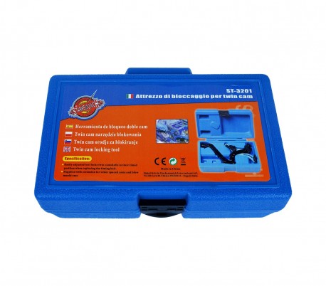 ST-3201 Herramienta de bloqueo eje motor dos garras twin cam universal