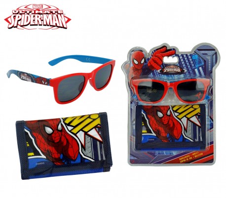 MV92281 Set de gafas de sol más cartera de Spiderman
