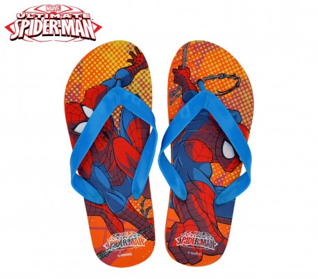 MV92267 Chanclas infantiles de goma con motivo de Spiderman 