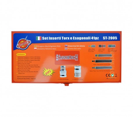 ST-2005 Juego de puntas Torx Allen con 41 pcs
