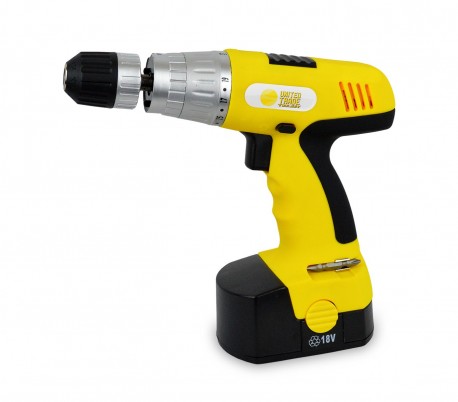 Juego de dos taladros inalámbricos en maletín de 18v 