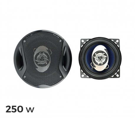 Altavoces coaxiales para coche de 250 W (2 vías, 91 dB)