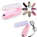 Lámpara ultravioleta uñas horno nail art 9w giratoria portátil 
