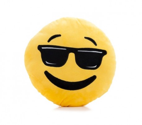 621038 Almohada de emoticono de pequeños corazones emoji 30 cm de diametro