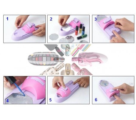 Máquina de estampado y decoración de uñas