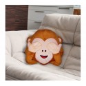 621048 Almohada de emoticono mono Ver-Oír-Callar emoji 30 cm de diametro 